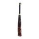 Sevanda Red Black Braided Tail Flogger