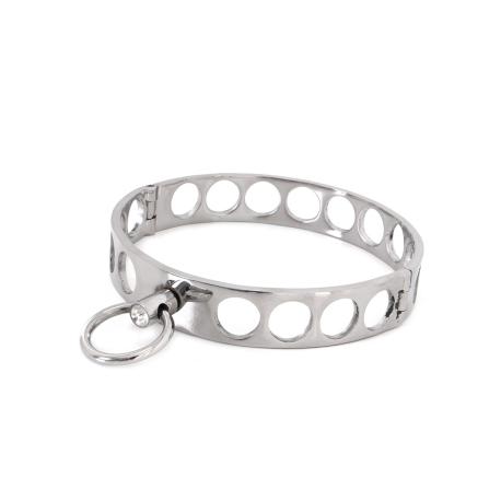 Steel Collar Open Circles M 11.5 cm