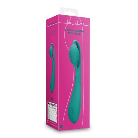 G-Spot Vibrator with Bead - Blue Grass