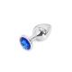 Buttplug Aluminium Blue Medium