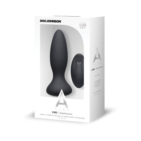 Vibe - Adventurous Silicone Anal Plug with Remote Control