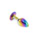 Rainbow Butplug with Gem S