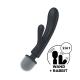 Triple Lover - Hybrid Wand Vibrator - Grey