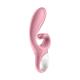 Hug Me - Rabbit Vibrator with Tongue Tip for Clitoris Stimulation - Pink