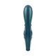 Hug Me - Rabbit Vibrator with Tongue Tip for Clitoris Stimulation - Bluegrey