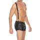 Split Leather Suspenders for Men