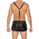 Split Leather Suspenders for Men