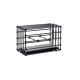 Kennel - Adjustable Puppy Cage with Padded Board