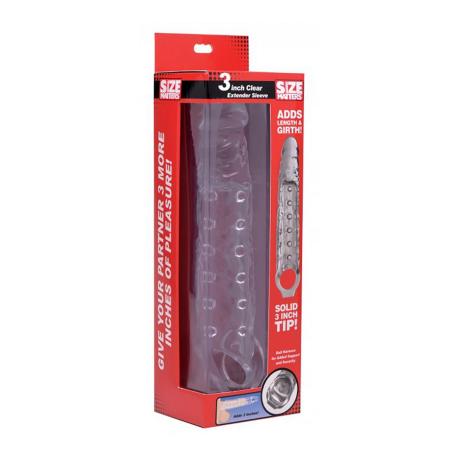 Transparent Penis Sleeve - 3 7,5 cm