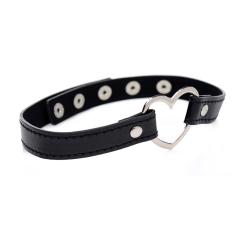 Dark Heart - Chrome Heart Black Choker