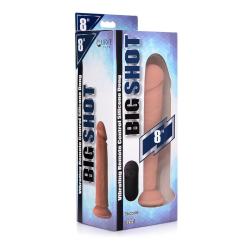 Vibrating Silicone Dildo with Remote Control - 8 20,5 cm