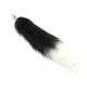 Steel Buttplug S Fox Tail Black