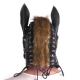 Horse Mask Black Leather