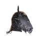 Horse Mask Black Leather