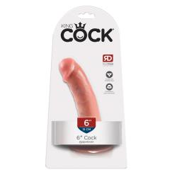 King Cock 6 inch Flesh