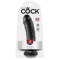 King Cock 8 inch Black