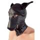 Imitation leather dog mask