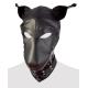 Imitation leather dog mask