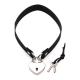 Lock-It - Choker with Heart Lock and Key