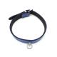 Leather Collar Mini O-Ring Blue