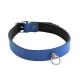 Leather Collar Mini O-Ring Blue