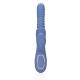 Warming Rotating Beads and Thrusting Rabbit Vibrator - Blue Nova