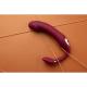 Bendable Vibrating Strapless Strap-on - Merlot Grape