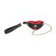 Milan Collection - Collar with Leash - Black Red