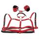 Bad Kitty Harness Set red