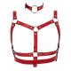 Bad Kitty Harness Set red