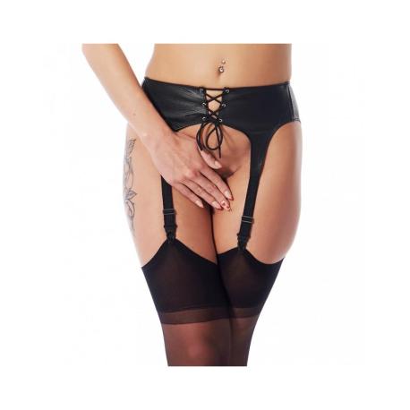 Rimba - Suspender belt with lace-up front