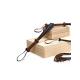 Liebe Seele - Leather Slapper - Black Brown