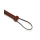 Liebe Seele - Leather Flogger with Strings - Black Brown