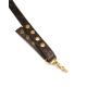 Liebe Seele - Leather Waist Belt with Suspenders - Black, Brown Gold